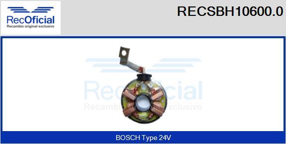 RECOFICIAL RECSBH10600.0 - Kronšteins, Ogļu sukas adetalas.lv