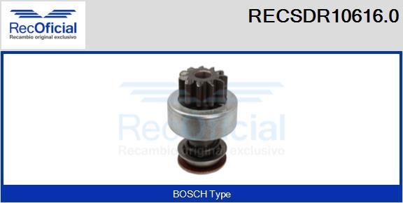 RECOFICIAL RECSDR10616.0 - Zobrats, Starteris adetalas.lv