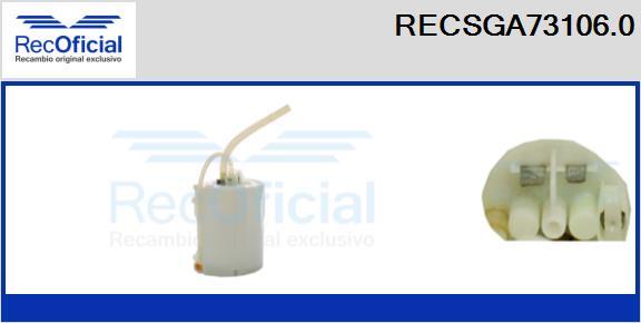 RECOFICIAL RECSGA73106.0 - Degvielas sūkņa modulis adetalas.lv