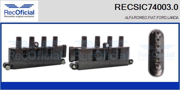 RECOFICIAL RECSIC74003.0 - Aizdedzes spole adetalas.lv