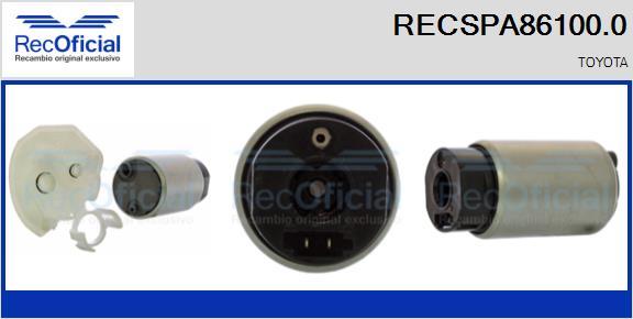 RECOFICIAL RECSPA86100.0 - Degvielas sūknis adetalas.lv