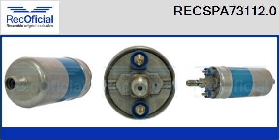 RECOFICIAL RECSPA73112.0 - Degvielas sūknis adetalas.lv