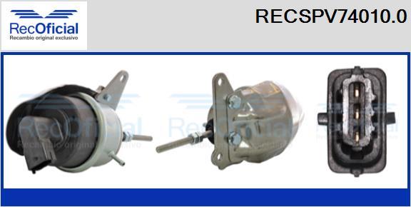 RECOFICIAL RECSPV74010.0 - Pūtes spiediena regulēšanas vārsts adetalas.lv