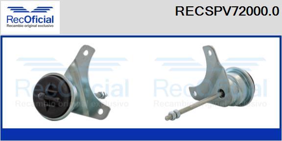 RECOFICIAL RECSPV72000.0 - Pūtes spiediena regulēšanas vārsts adetalas.lv