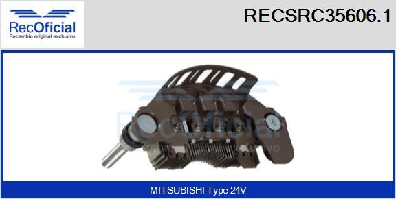 RECOFICIAL RECSRC35606.1 - Taisngriezis, Ģenerators adetalas.lv