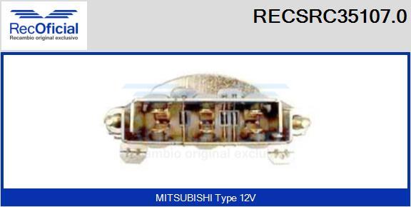 RECOFICIAL RECSRC35107.0 - Taisngriezis, Ģenerators adetalas.lv