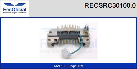 RECOFICIAL RECSRC30100.0 - Taisngriezis, Ģenerators adetalas.lv