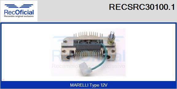 RECOFICIAL RECSRC30100.1 - Taisngriezis, Ģenerators adetalas.lv