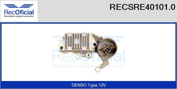 RECOFICIAL RECSRE40101.0 - Ģeneratora sprieguma regulators adetalas.lv