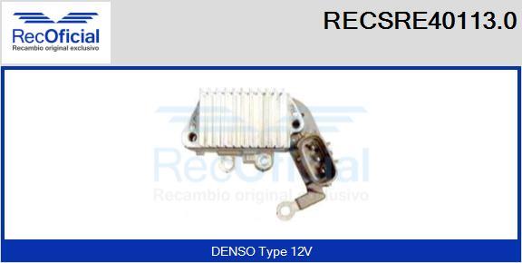 RECOFICIAL RECSRE40113.0 - Ģeneratora sprieguma regulators adetalas.lv