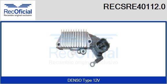 RECOFICIAL RECSRE40112.0 - Ģeneratora sprieguma regulators adetalas.lv