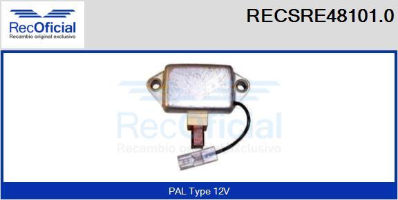 RECOFICIAL RECSRE48101.0 - Ģeneratora sprieguma regulators adetalas.lv