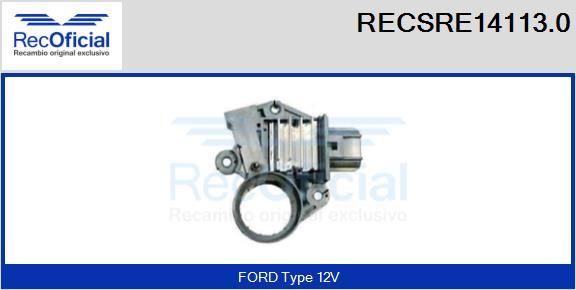 RECOFICIAL RECSRE14113.0 - Ģeneratora sprieguma regulators adetalas.lv