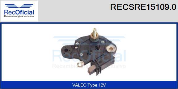 RECOFICIAL RECSRE15109.0 - Ģeneratora sprieguma regulators adetalas.lv