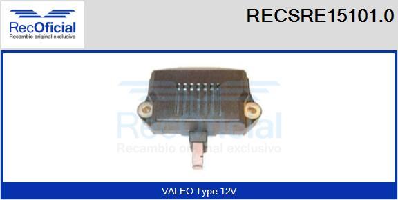 RECOFICIAL RECSRE15101.0 - Ģeneratora sprieguma regulators adetalas.lv