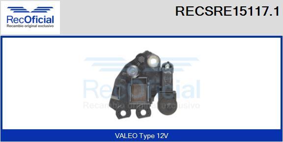 RECOFICIAL RECSRE15117.1 - Ģeneratora sprieguma regulators adetalas.lv