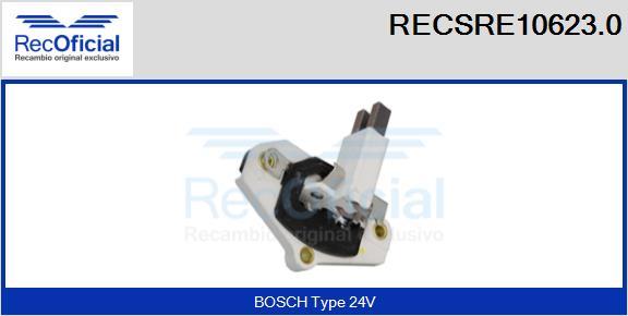 RECOFICIAL RECSRE10623.0 - Ģeneratora sprieguma regulators adetalas.lv