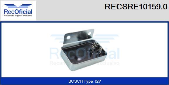 RECOFICIAL RECSRE10159.0 - Ģeneratora sprieguma regulators adetalas.lv