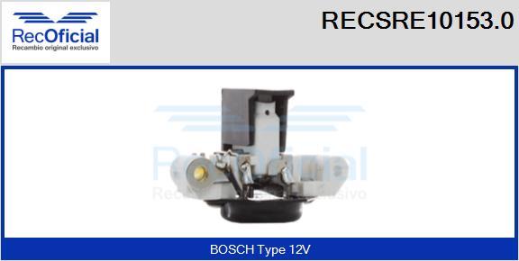 RECOFICIAL RECSRE10153.0 - Ģeneratora sprieguma regulators adetalas.lv