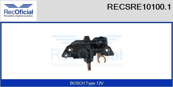 RECOFICIAL RECSRE10100.1 - Ģeneratora sprieguma regulators adetalas.lv