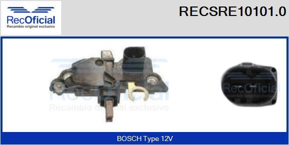 RECOFICIAL RECSRE10101.0 - Ģeneratora sprieguma regulators adetalas.lv