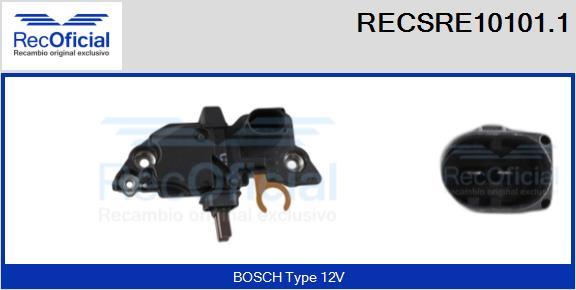 RECOFICIAL RECSRE10101.1 - Ģeneratora sprieguma regulators adetalas.lv