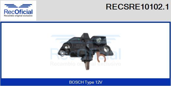 RECOFICIAL RECSRE10102.1 - Ģeneratora sprieguma regulators adetalas.lv