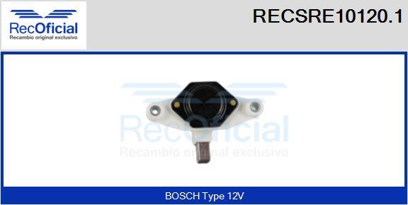 RECOFICIAL RECSRE10120.1 - Ģeneratora sprieguma regulators adetalas.lv