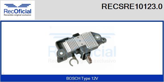 RECOFICIAL RECSRE10123.0 - Ģeneratora sprieguma regulators adetalas.lv