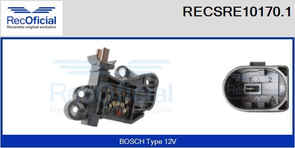 RECOFICIAL RECSRE10170.1 - Ģeneratora sprieguma regulators adetalas.lv