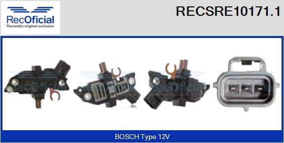 RECOFICIAL RECSRE10171.1 - Ģeneratora sprieguma regulators adetalas.lv