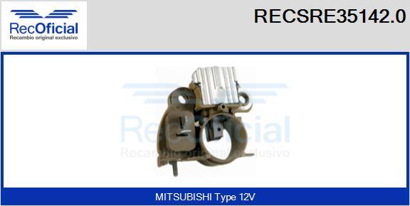 RECOFICIAL RECSRE35142.0 - Ģeneratora sprieguma regulators adetalas.lv