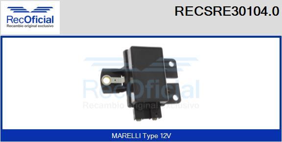 RECOFICIAL RECSRE30104.0 - Ģeneratora sprieguma regulators adetalas.lv