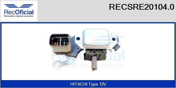 RECOFICIAL RECSRE20104.0 - Ģeneratora sprieguma regulators adetalas.lv