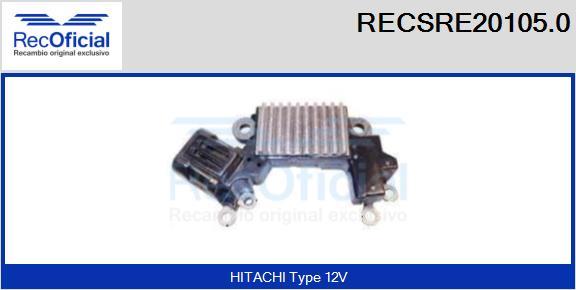 RECOFICIAL RECSRE20105.0 - Ģeneratora sprieguma regulators adetalas.lv