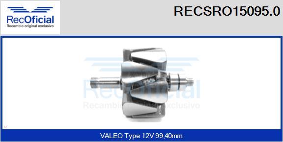 RECOFICIAL RECSRO15095.0 - Rotors, Ģenerators adetalas.lv