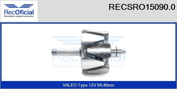 RECOFICIAL RECSRO15090.0 - Rotors, Ģenerators adetalas.lv