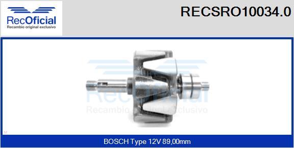 RECOFICIAL RECSRO10034.0 - Rotors, Ģenerators adetalas.lv