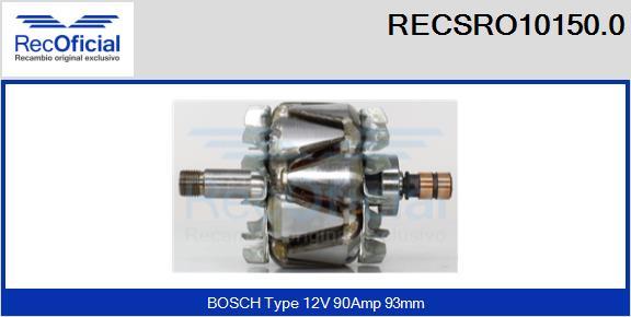 RECOFICIAL RECSRO10150.0 - Rotors, Ģenerators adetalas.lv