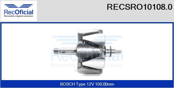 RECOFICIAL RECSRO10108.0 - Rotors, Ģenerators adetalas.lv