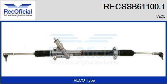 RECOFICIAL RECSSB61100.1 - Stūres mehānisms adetalas.lv