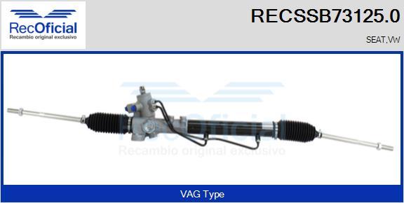 RECOFICIAL RECSSB73125.0 - Stūres mehānisms adetalas.lv