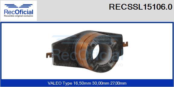 RECOFICIAL RECSSL15106.0 - Kolektora gredzens, Ģenerators adetalas.lv