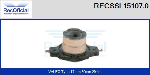 RECOFICIAL RECSSL15107.0 - Kolektora gredzens, Ģenerators adetalas.lv