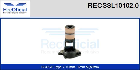 RECOFICIAL RECSSL10102.0 - Kolektora gredzens, Ģenerators adetalas.lv