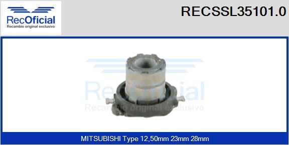 RECOFICIAL RECSSL35101.0 - Kolektora gredzens, Ģenerators adetalas.lv