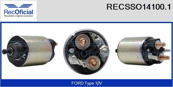 RECOFICIAL RECSSO14100.1 - Ievilcējrelejs, Starteris adetalas.lv