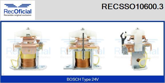 RECOFICIAL RECSSO10600.3 - Ievilcējrelejs, Starteris adetalas.lv