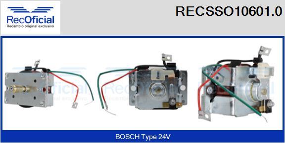 RECOFICIAL RECSSO10601.0 - Ievilcējrelejs, Starteris adetalas.lv