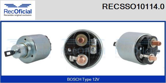 RECOFICIAL RECSSO10114.0 - Ievilcējrelejs, Starteris adetalas.lv